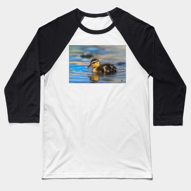 Young Duck Baseball T-Shirt by gdb2